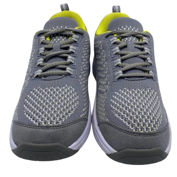 Orthofeet Womens Shoes Walking Sneakers Sz 7 Medium Gray Yellow Low Top Comfort - Picture 4 of 10
